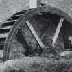 Tiree, Cornaigmore, Cornaig Mill.
Detail of water wheel.