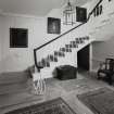 Interior.
View of stair at ground floor level.