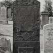 View of Martin Rhind headstone.