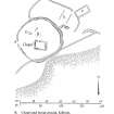 Publication drawing. Kilbride Chapel and burial-ground, plan.