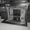 Interior
Detail of fireplace in captain's room.
