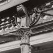 Detail of column capital supporting canopy