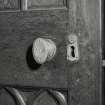 Carstairs House, interior.
Detail of specimen door handle.