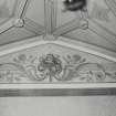 Carstairs House, interior.
View of wall decoration in North lobby, ground floor.