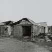 Lanark, North Vennel, Old Tannery: view from S of single storeyed rubble built two-bay building.