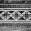 Interior.
Detail of tiled floor at altar.