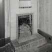 Interior. 1st floor flat, detail of fireplace