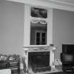 Interior, detail of Jansen designed drawing room fireplace