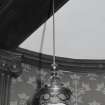 Dining room, detail of electric light fitting