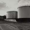 View of storage tanks from NE.