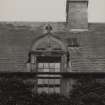 Blair Castle, Dalry. Sample detail of window in 1668 block from East.