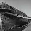 View of starboard side of ship from S