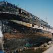 View of starboard side of ship from S