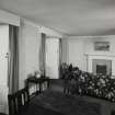 Interior.
View from NW of E corner room on ground floor.
