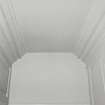 Interior.
Detail of cornice in staircase hall on first floor.
