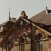 North east facade, detail of pediment