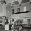 Glasgow, Abercromby Street, St Mary's RC Church.
View of gallery from altar rail.