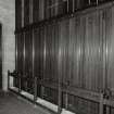 Rear of church, lobby, cloakroom fittings, detail