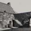 Glasgow, Auchinlea Road, Provan Hall.
General view within courtyard from South-West.