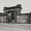 Glasgow, Balmore Road, Lambhill Cemetery.
VIew of entrance gateway from North-East.