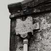 Glasgow, 1554 Barrhead Road, East Hurlet House.
Detail of rainwater head dated 1768.