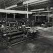 Glasgow, 171 Boden Street, Viyella Weaving Factory, interior.
Detail of warping machine.
