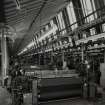 Glasgow, 171 Boden Street, Viyella Weaving Factory, interior.
Interior view of bay in weaving shed.