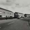 Glasgow, Penilee Estate, Bowfield Crescent.
View from West.