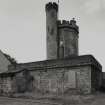 Glasgow, Broomfield Road, Balgray Tower.
View from North-East.
