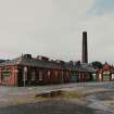 View of boiler house buildings from South East