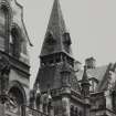 Glasgow, 70-100 Bothwell Street, Christian Institute.
Detail of central bay spire, South facade.