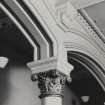 Glasgow, 70 Bothwell Street, Christian Institute, interior.
Detail of corinthian arcade capital, first floor.