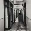 Glasgow, 100 Bothwell Street, Christian Institute, interior.
View of specimen corridor.