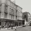 Glasgow, Blythswood Street, Sauciehall Street, general.
General view from North-West with Bradford and Bingley Building Society on corner.