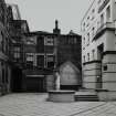 Glasgow, 96-104 Brunswick Street.
View of courtyard to rear from East.