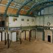 Glasgow, 60-106 Candleriggs, City Hall and Bazaar, interior.
View of South-West wooden gallery from North-East.