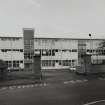 View of main 3 storey classroom block from West