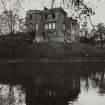 Glasgow, Castlemilk House.
General view from South-East across lake.
