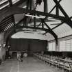 Glasgow, 137 Crossloan Road, MacGregor Memorial Church, interior.
General view of Church Hall from South.