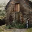 Glasgow, 161 Crookston Road.
General view of gable wall.