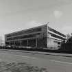 View of new hospital wing from WSW