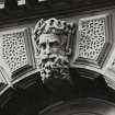Glasgow, 55 Cranston Street, Western Police Building.
Detail of carved key-stone above entrance.