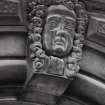 Glasgow, 55 Cranston Street, Western Police Building.
Detail of carved key-stone above principal entrance.