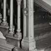 Glasgow, 55 Cranston Street, Western Police Building, interior.
View of principal stair detail of balustrade and newel-post.