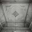 Glasgow, 55 Cranston Street, Western Police Building, interior.
General view of ceiling in East apartment, first floor.
