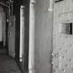 Glasgow, 55 Cranston Street, Western Police Building, cells, interior.
Detail of external flushing mechanism.
