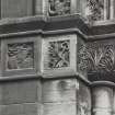 Glasgow, 500 Crown Street, St. Ninians Wynd Church.
Detail of impost band and capitals of East window, on South elevation.