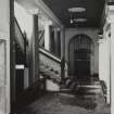 Glasgow, 10 Craigpark, Regent Place Church, interior.
General view of entrance hall and staircase.