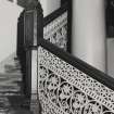 Glasgow, 10 Craigpark, Regent Place Church, interior.
Detail of staircase balustrade and newel.