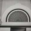 Glasgow, 10 Craigpark, Regent Place Church, interior.
General view of tympanum above South-West doorway on first floor.